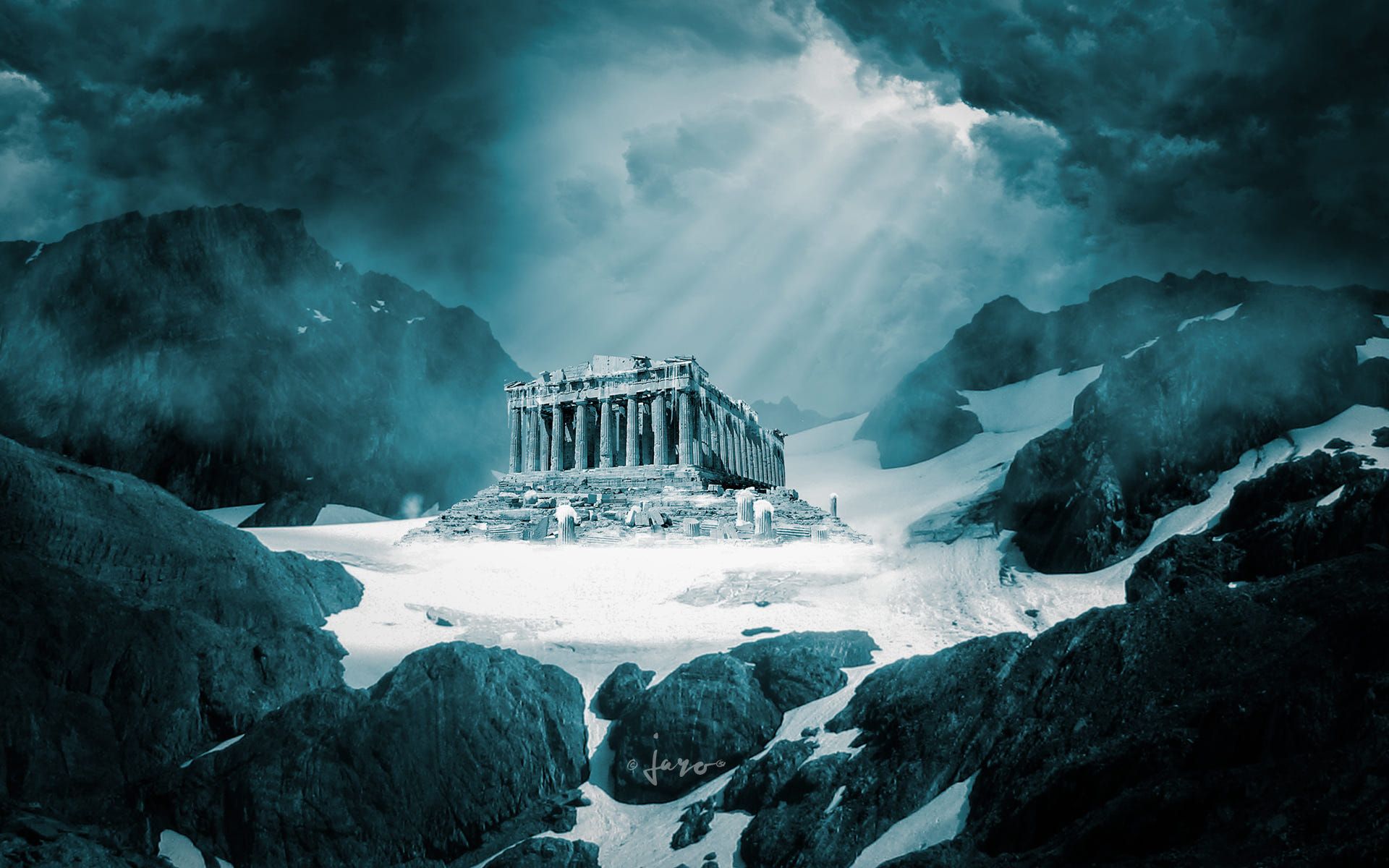 Lost Temple - photo manipulation by Jaro